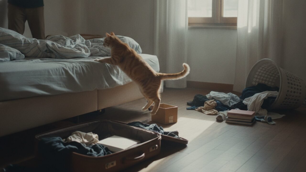 cada cuando se cambia la arena de gato — El día del cambio completo, paso a paso