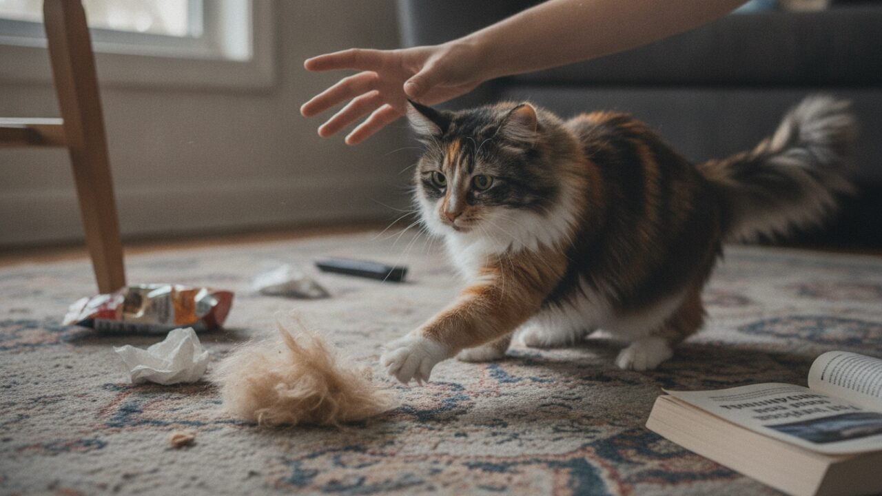 Consejos efectivos para evitar las molestas bolas de pelo en tu gato d como eliminar las bolas de pelo en los gatos — Al cepillar a tu gato con…
