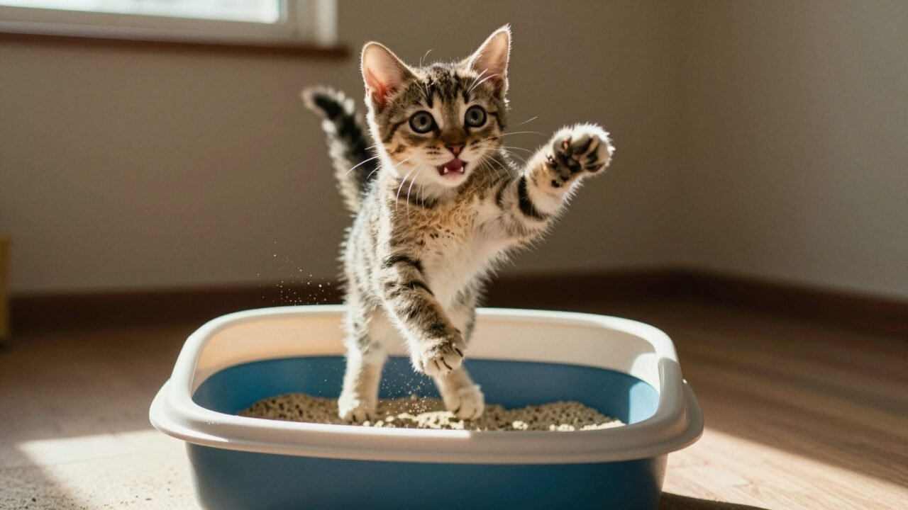 como ensenarle al gato a usar la caja de arena — En este artículo te daremos consejos…