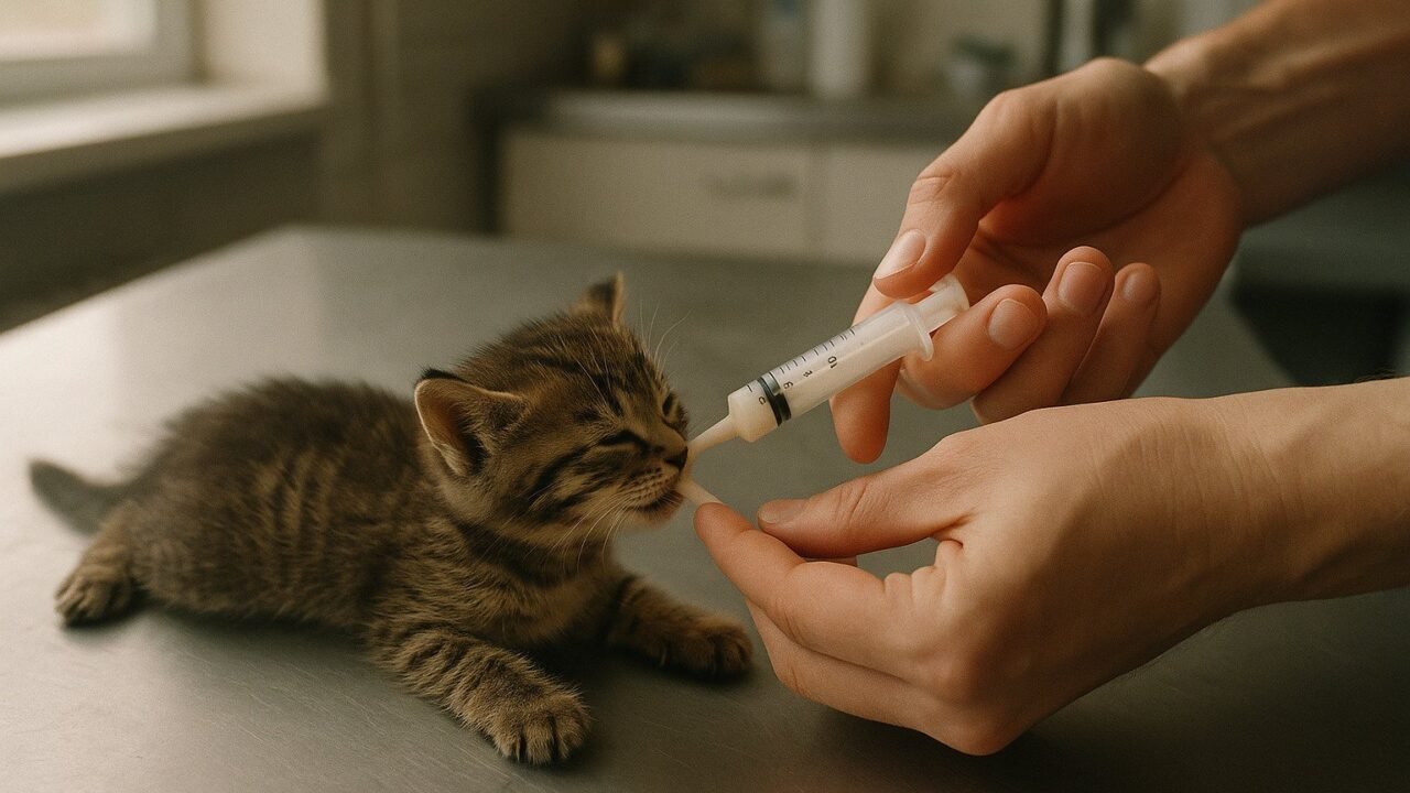 El error del biberón: la postura cuántas veces darle de comer a un gato bebé — El error del biberón: la postura