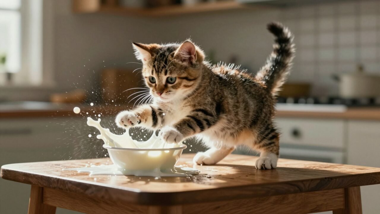 a qué edad los gatos dejan de tomar leche — Durante décadas, dibujos animados y cuentos…