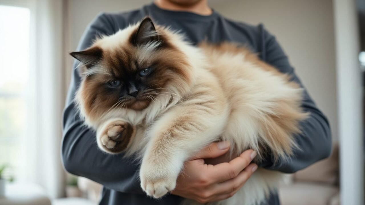 razas de gatos peludos — 6. Ragdoll — el peluche que se derrite en tus brazos