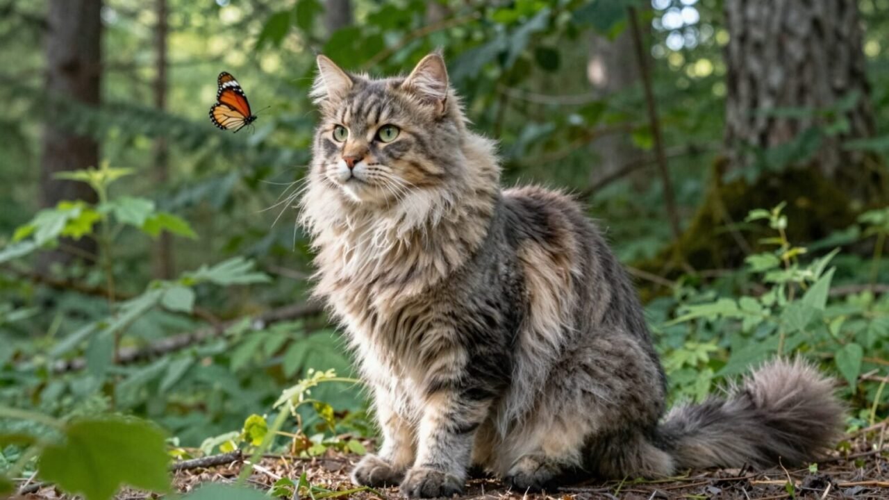 gatos raza bosque de noruega chile — Origen y características de los gatos raza bosque de Noruega.