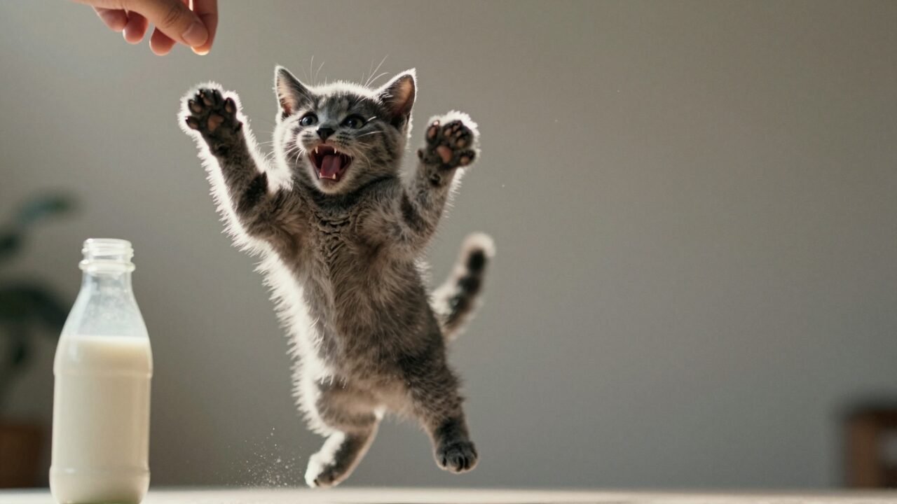 cuántas veces darle de comer a un gato bebé — Esa es la diferencia que casi…