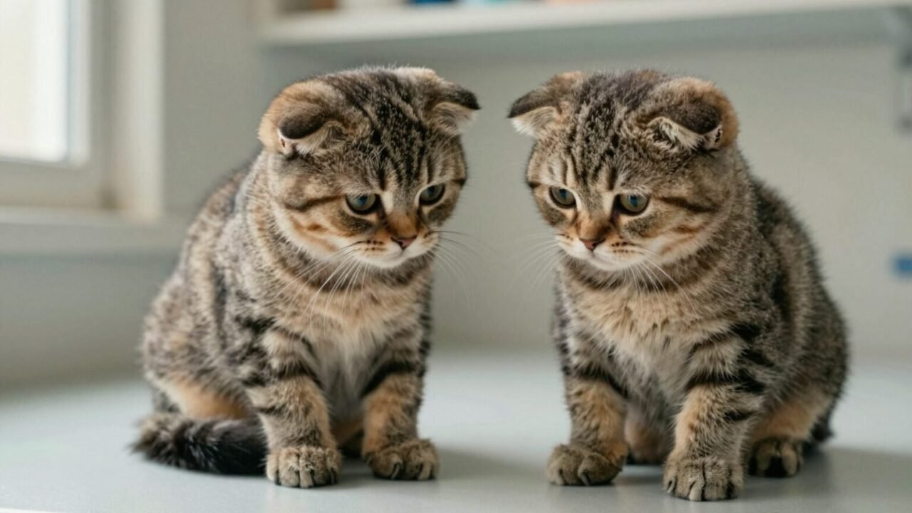 razas de gatos con orejas pequeñas — La explicación: dos mutaciones que parecen iguales y no lo son