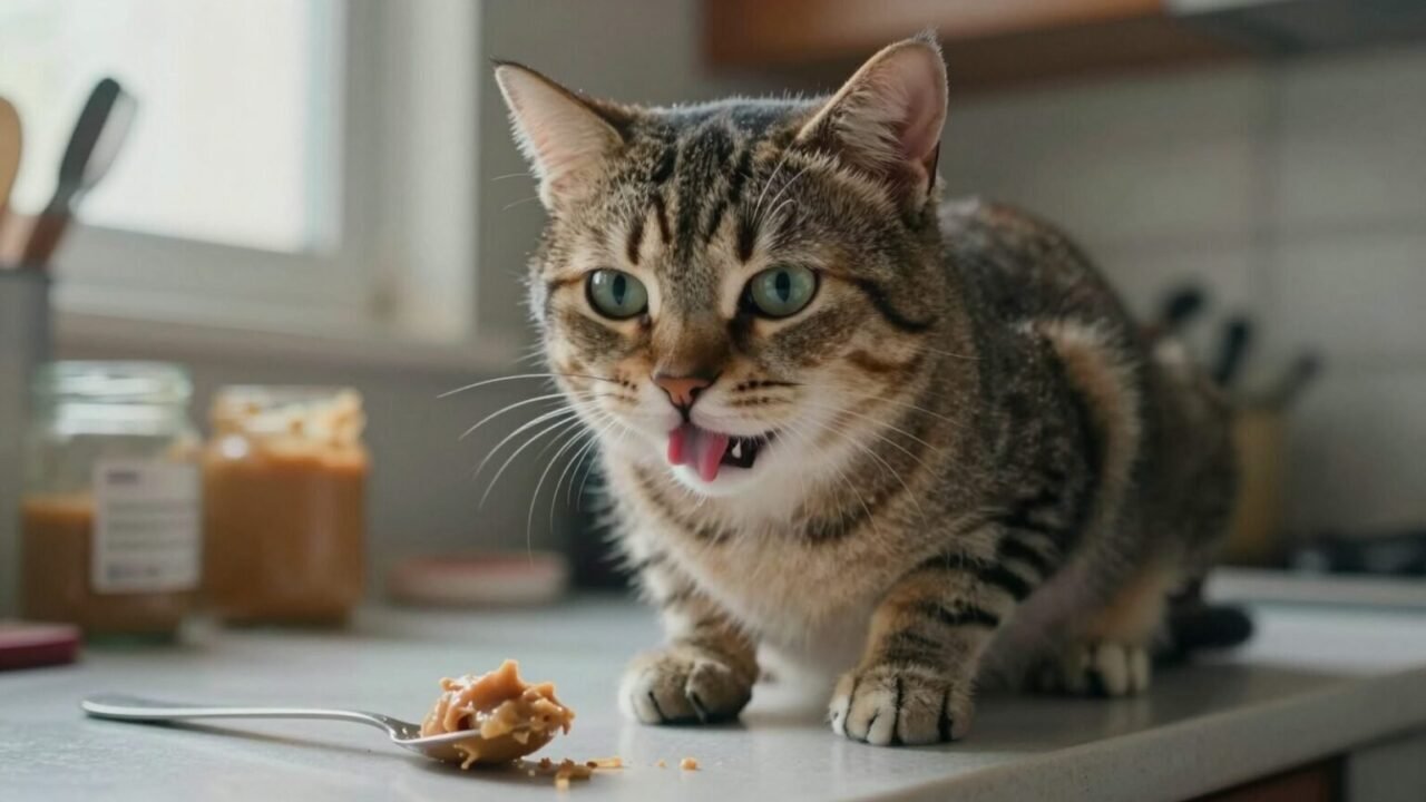 I rischi reali (che non sono quelli che pensi) i gatti possono mangiare burro d'arachidi — È una bomba di calorie con…