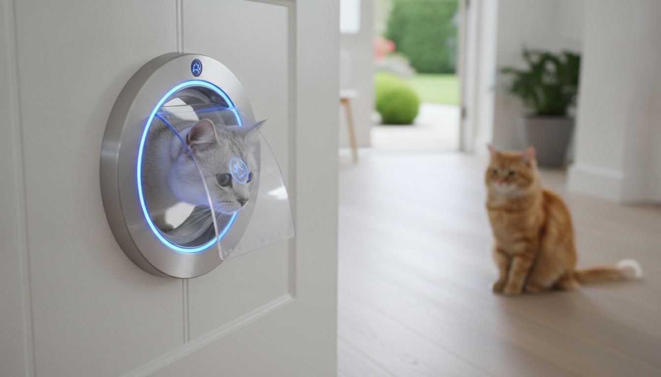 Mejor gatera con microchip: controla quién entra antes de convertir la puerta en una autopista