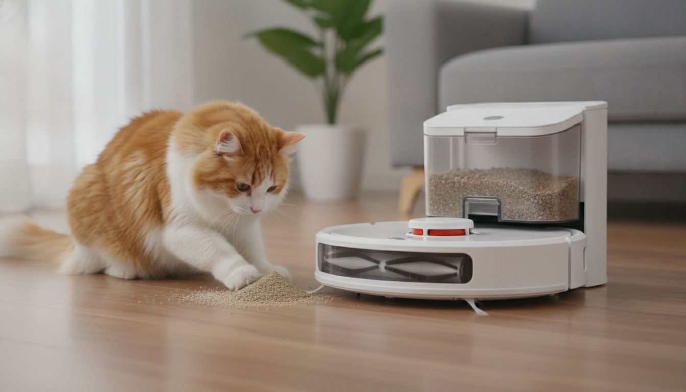 Mejor robot aspirador para pelos de gato: anti-enredos y arena antes que una cifra de potencia