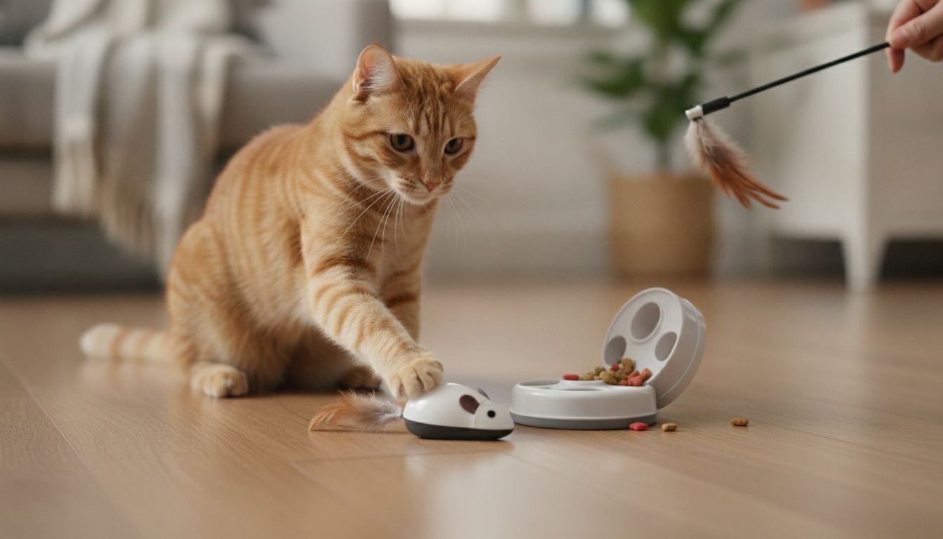 Mejores juguetes interactivos para gatos: movimiento, comida o caza según lo que tu gato abandona primero
