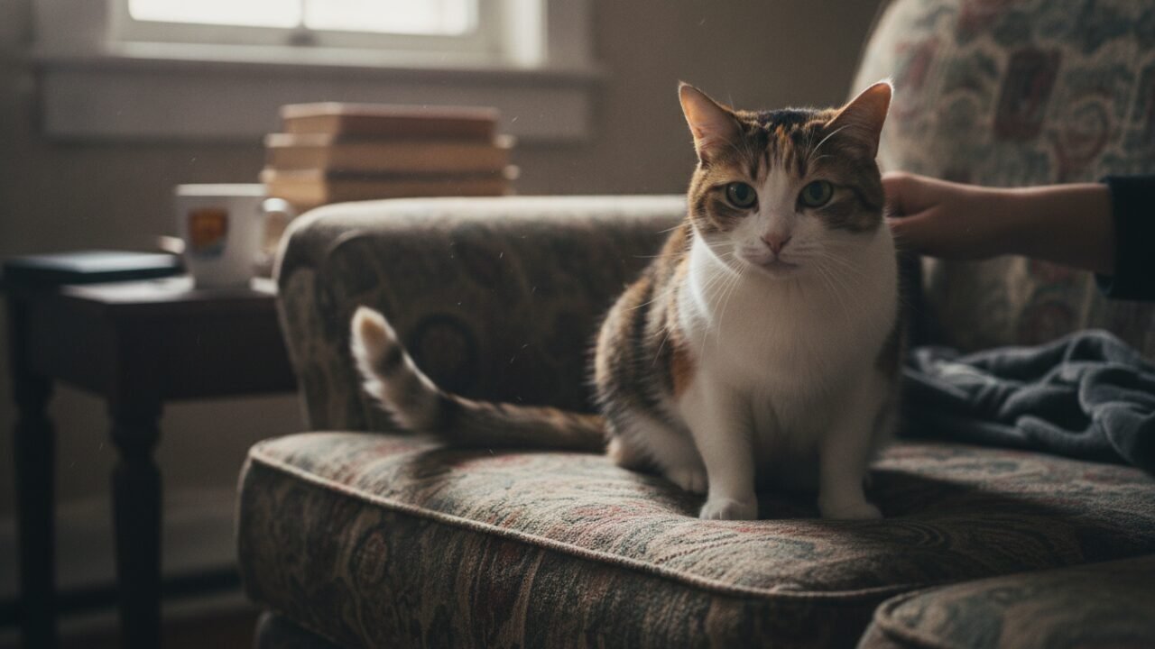 segnali del gatto prima del morso durante le carezze